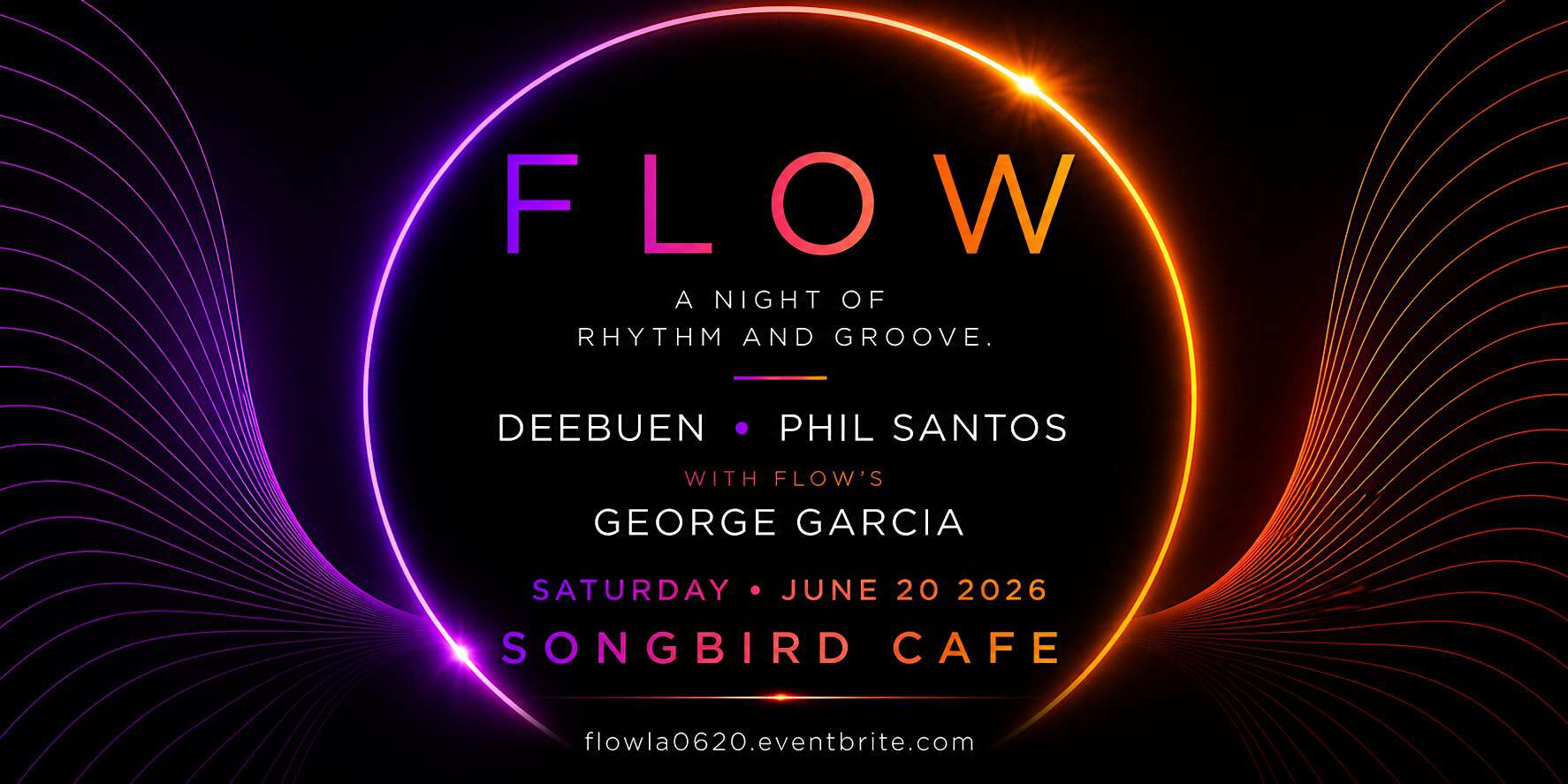 FLOW returns · June 20 · Songbird Cafe DTLA at Songbird Cafe – Los Angeles, CA
