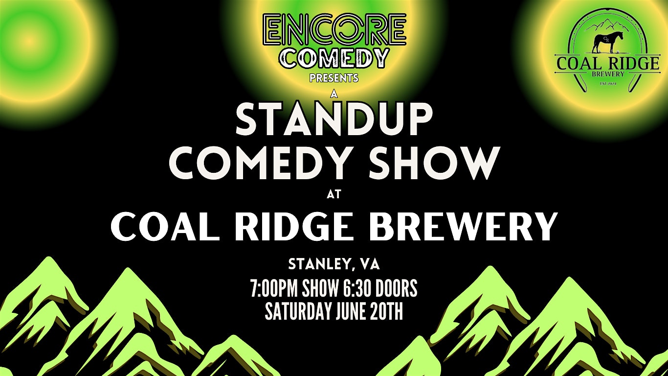 Standup Comedy at Coal Ridge Brewery! (Stanley, VA) at Coal Ridge Brewery – Stanley, VA