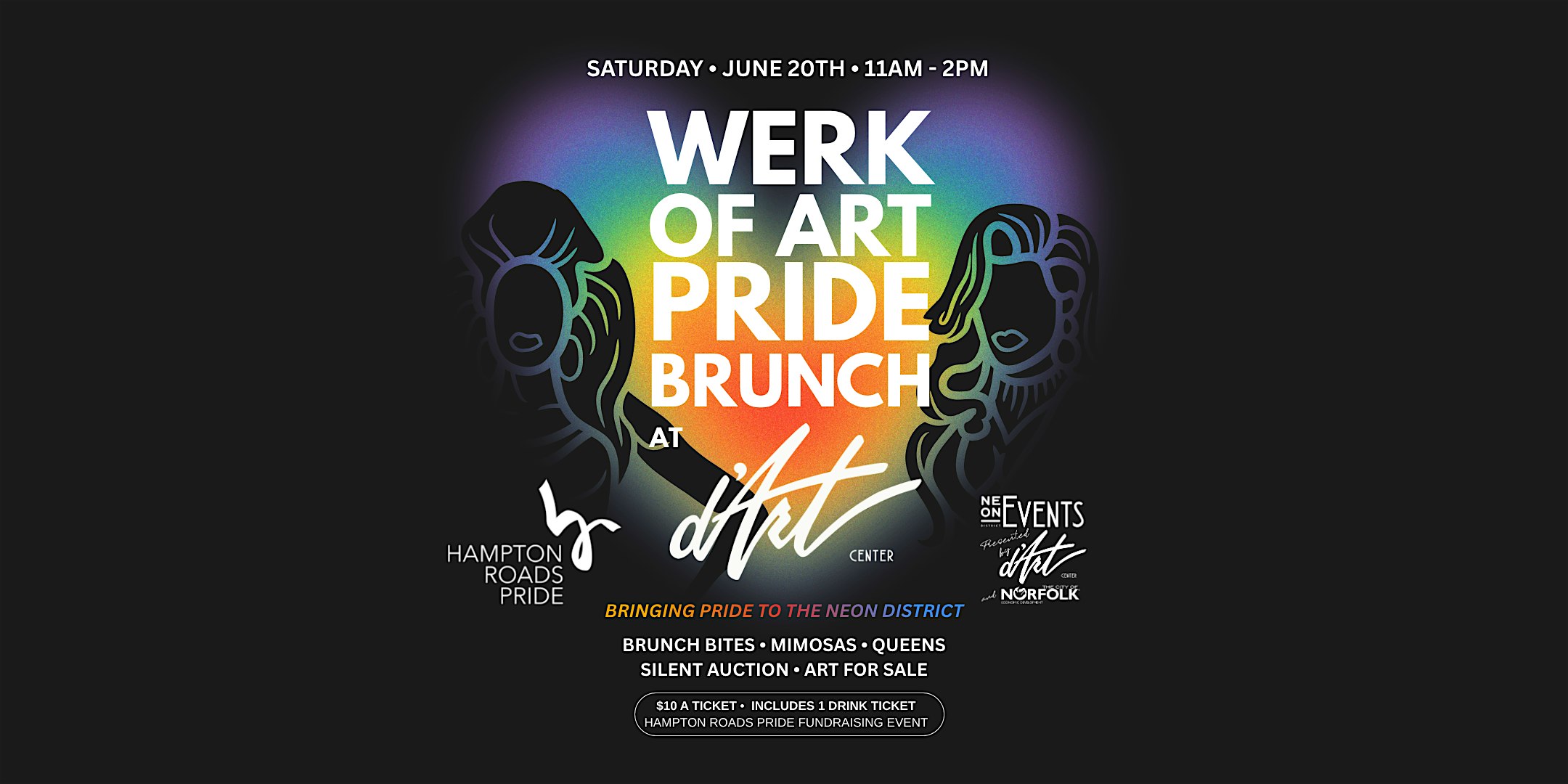 WERK of Art Pride Brunch at d’Art Center at d’Art Center – Norfolk, VA