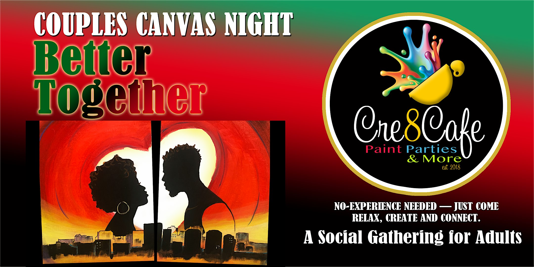 COUPLES CANVAS NIGHT at 11925 Centre St – Chester, VA