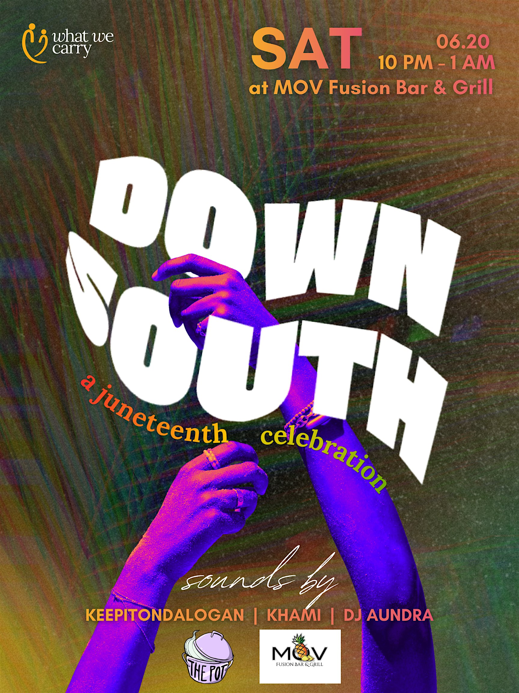Down South: A Juneteenth Celebration at MOV Fusion Bar & Grill – Sunrise, FL