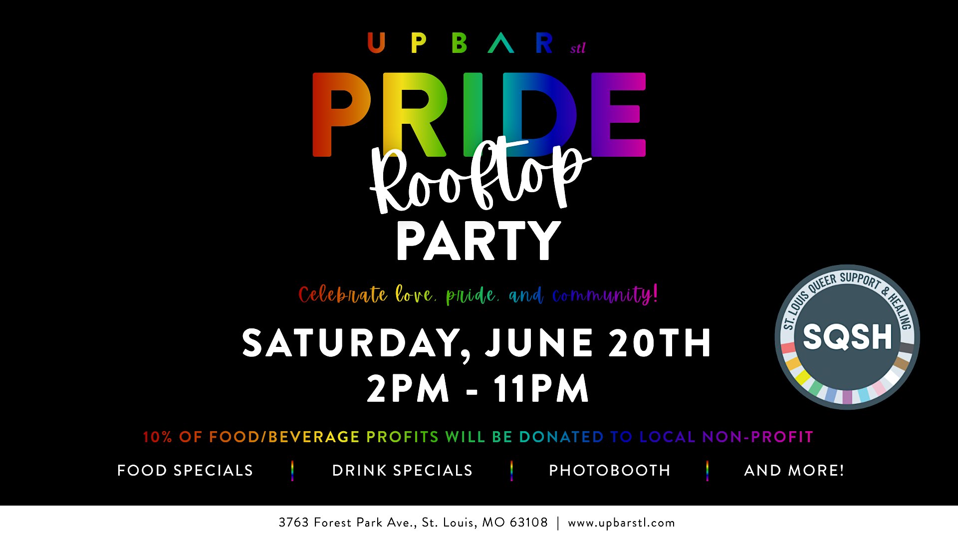 UpBar STL Pride Party ️️️️️️️️ at UpBar STL – St. Louis, MO