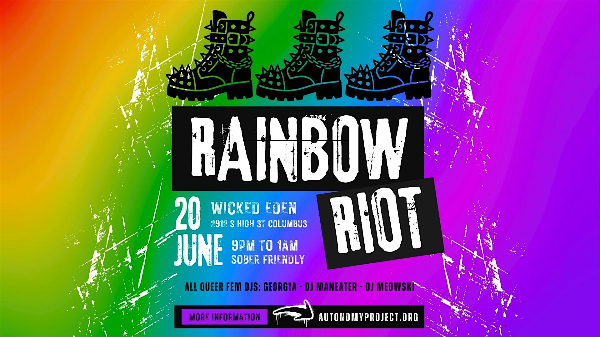 Rainbow Riot: Pride Dance Party at Autonomy Project – Columbus, OH