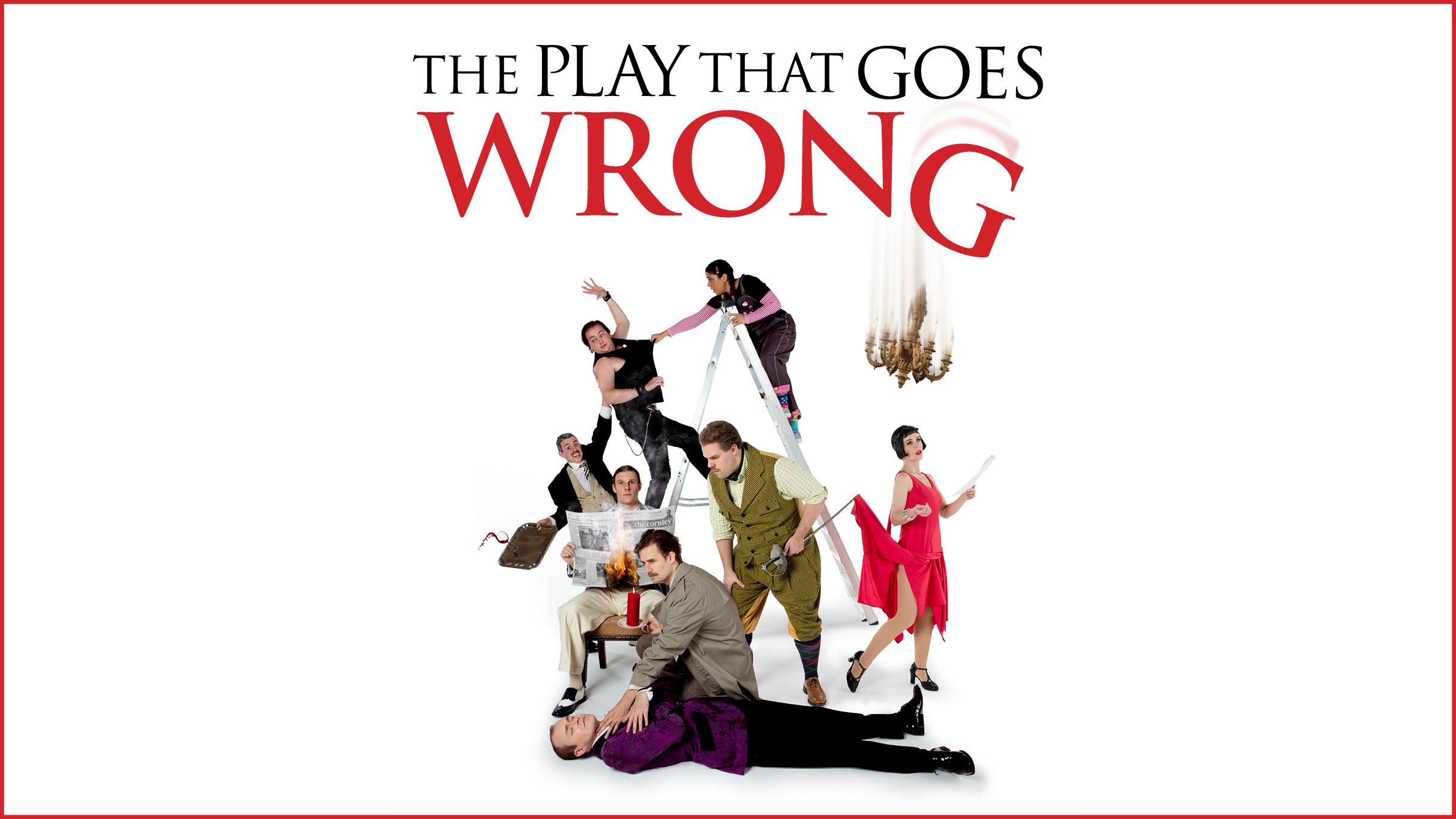 The Play That Goes Wrong at Bagley Wright Theatre – Seattle, WA