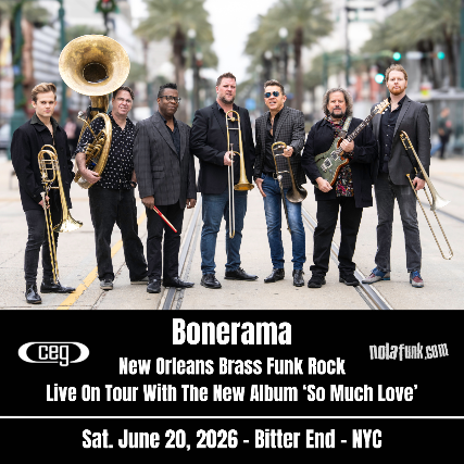 Bonerama (New Orleans Brass Funk Rock) at Bitter End – New York, NY