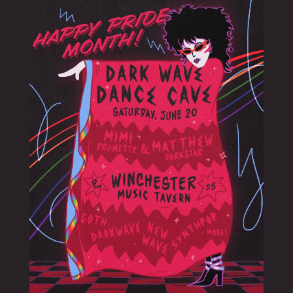 Dark Wave Dance Cave – Pride at The Winchester – Lakewood, OH