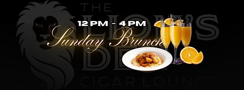 Sunday Brunch at The Lion’s Den RVA Cigar Bar & Restaurant, Dawn Street, Richmond, VA, USA – Richmond, VA