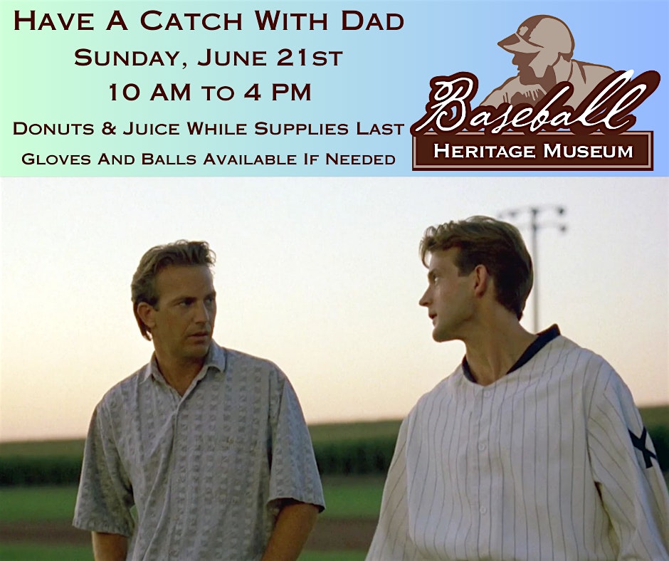 Have a Catch with Dad at League Park at Baseball Heritage Museum, Lexington Avenue, Cleveland, OH, USA – Cleveland, OH