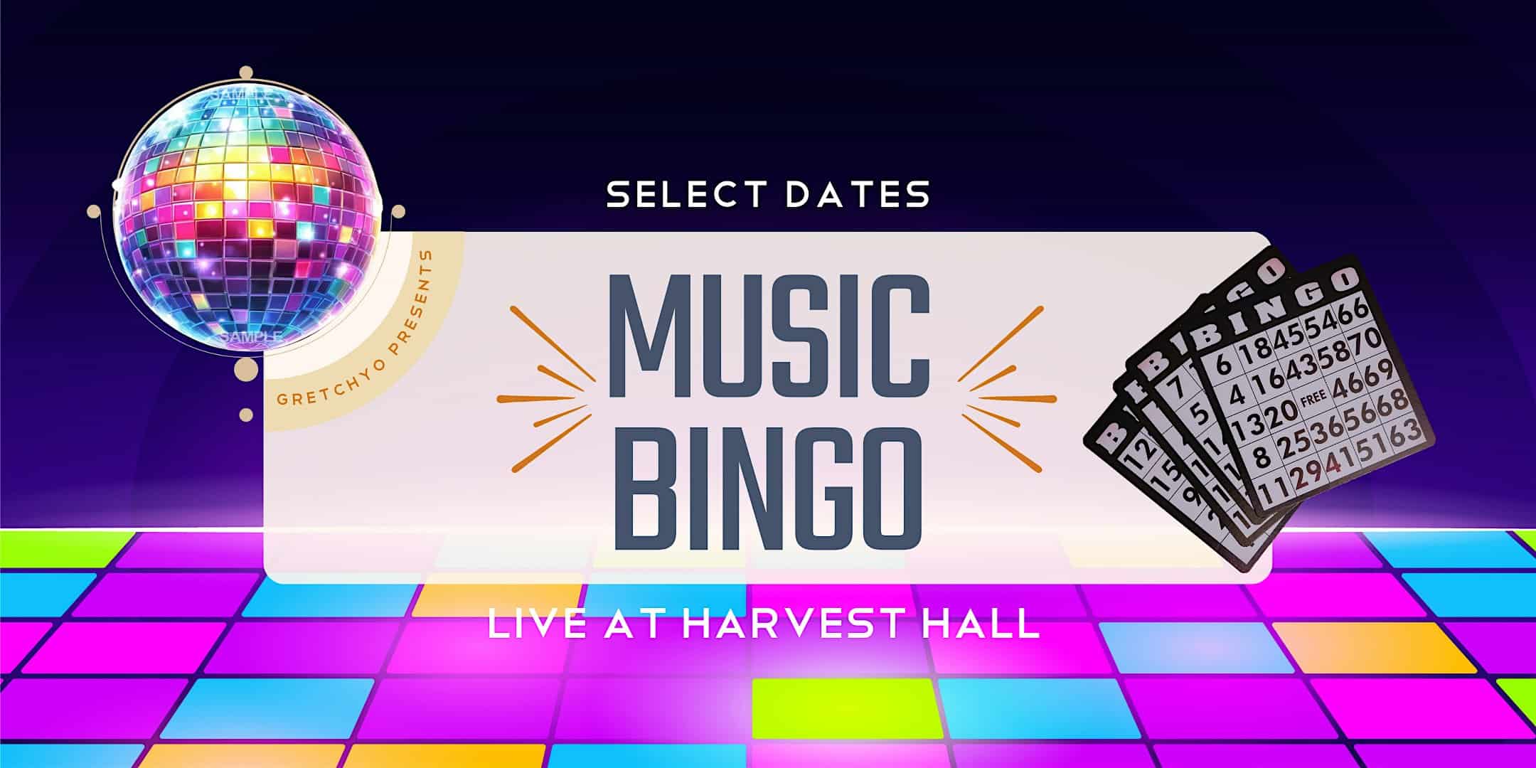Music Bingo at Harvest Hall at Harvest Hall – Grapevine, TX