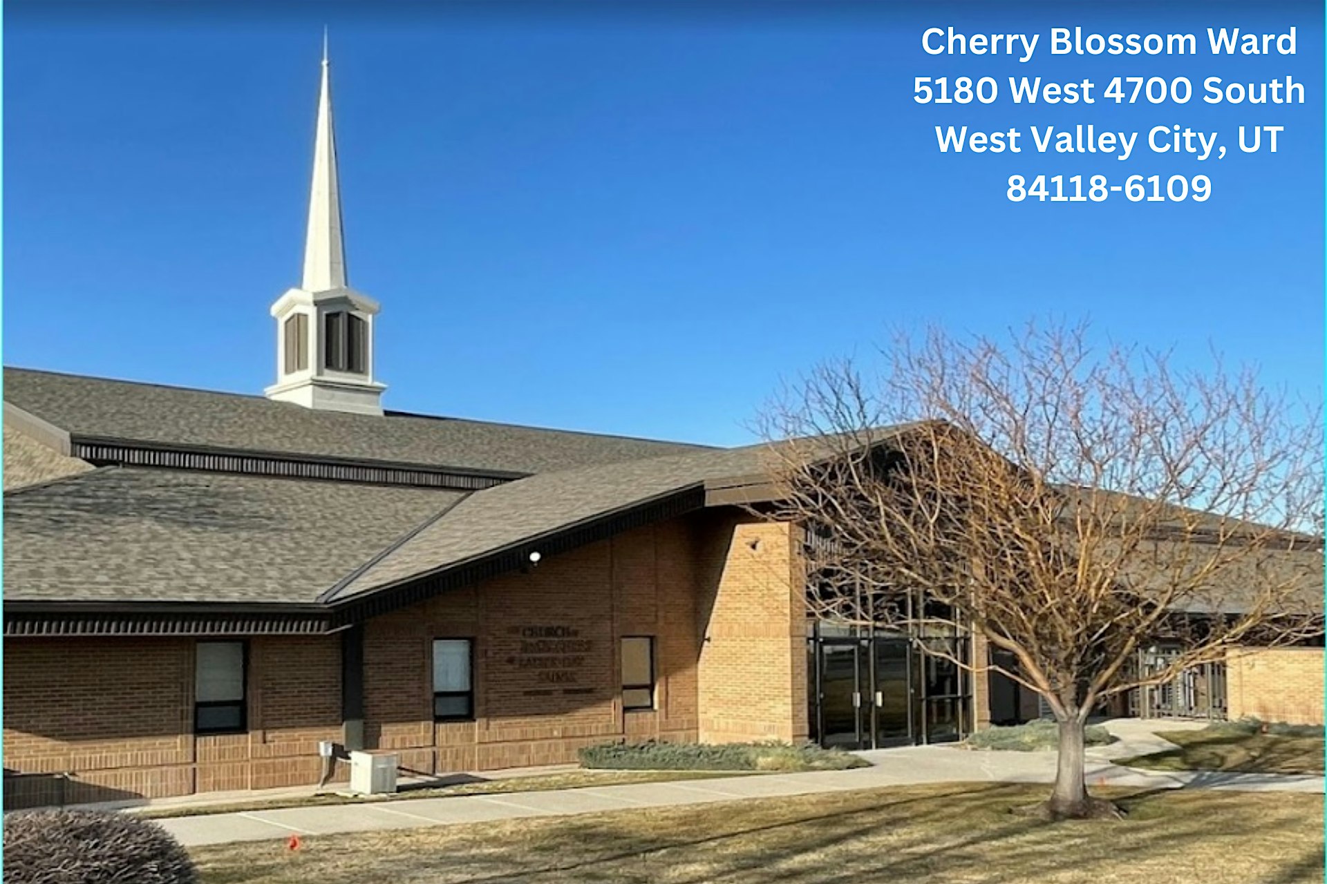 Cherry Blossom Ward Worship Service (Sacrament Meeting)) at The Church of Jesus Christ of Latter-day Saints – West Valley City, UT