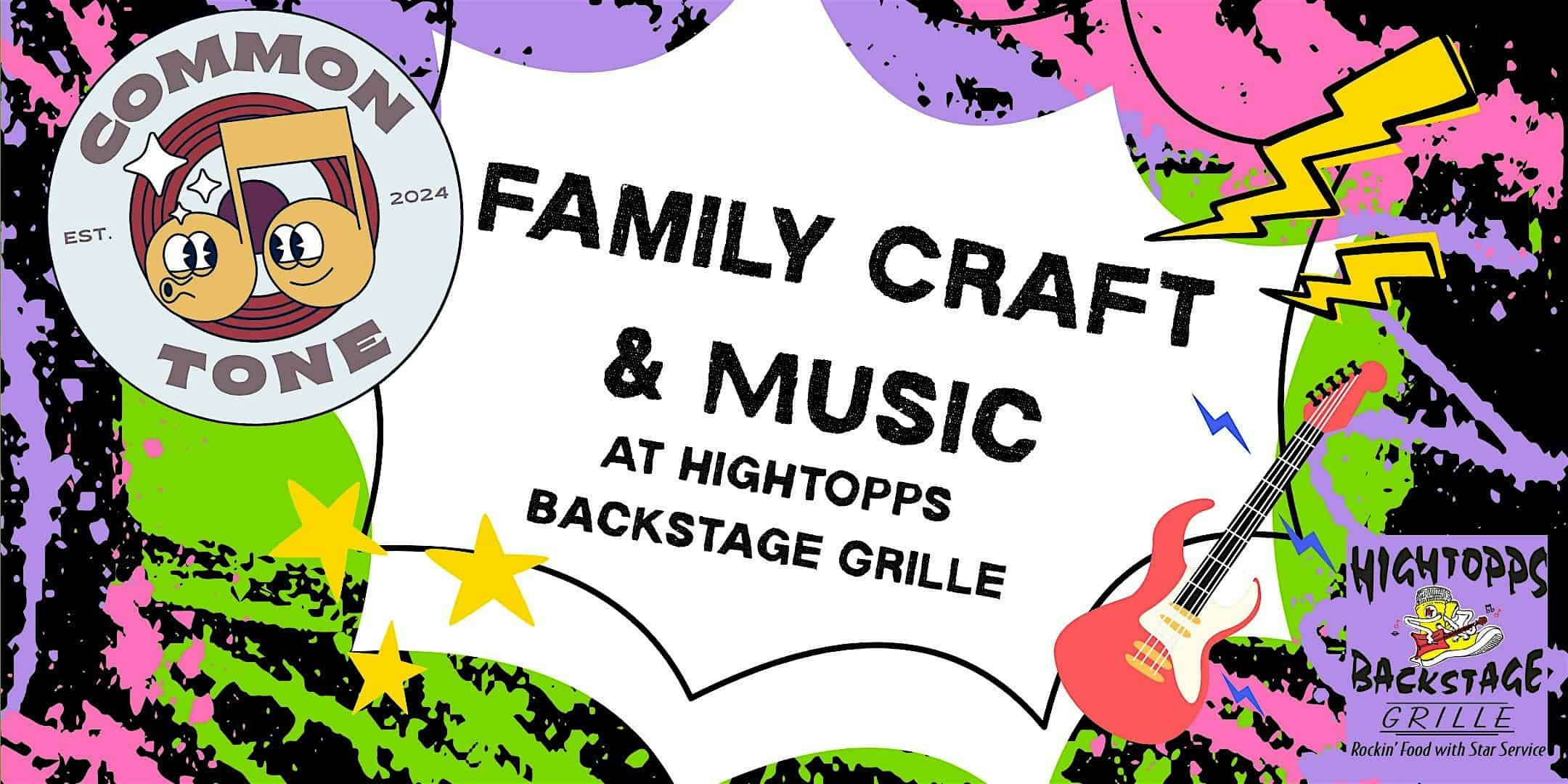 Family Craft & Music at Hightopps Backstage Grille at Hightopps Backstage Grille – Timonium, MD