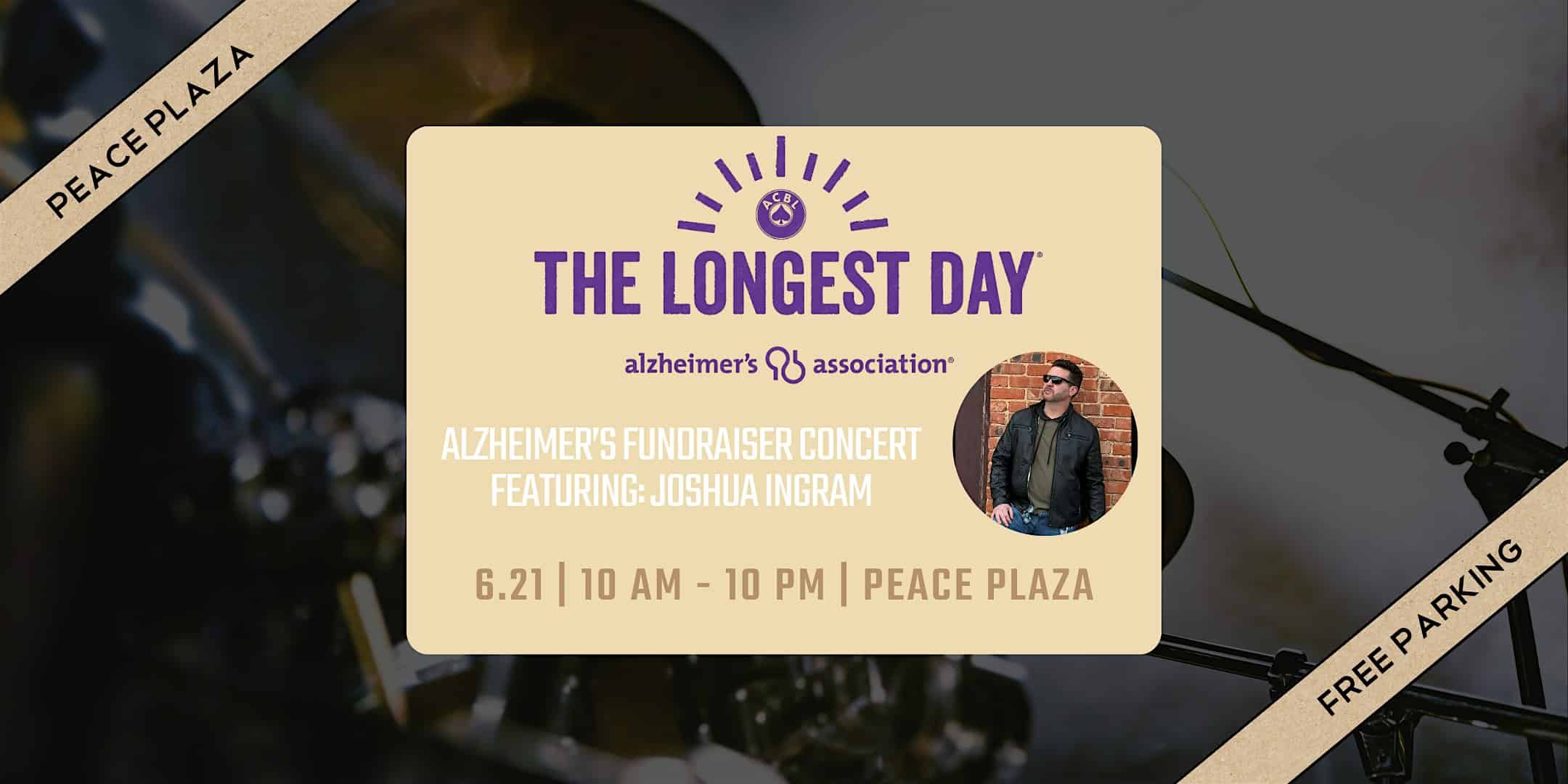 The Longest Day: Joshua Ingram Guitar Marathon at Peace Plaza Outside Harvest Hall – Grapevine, TX