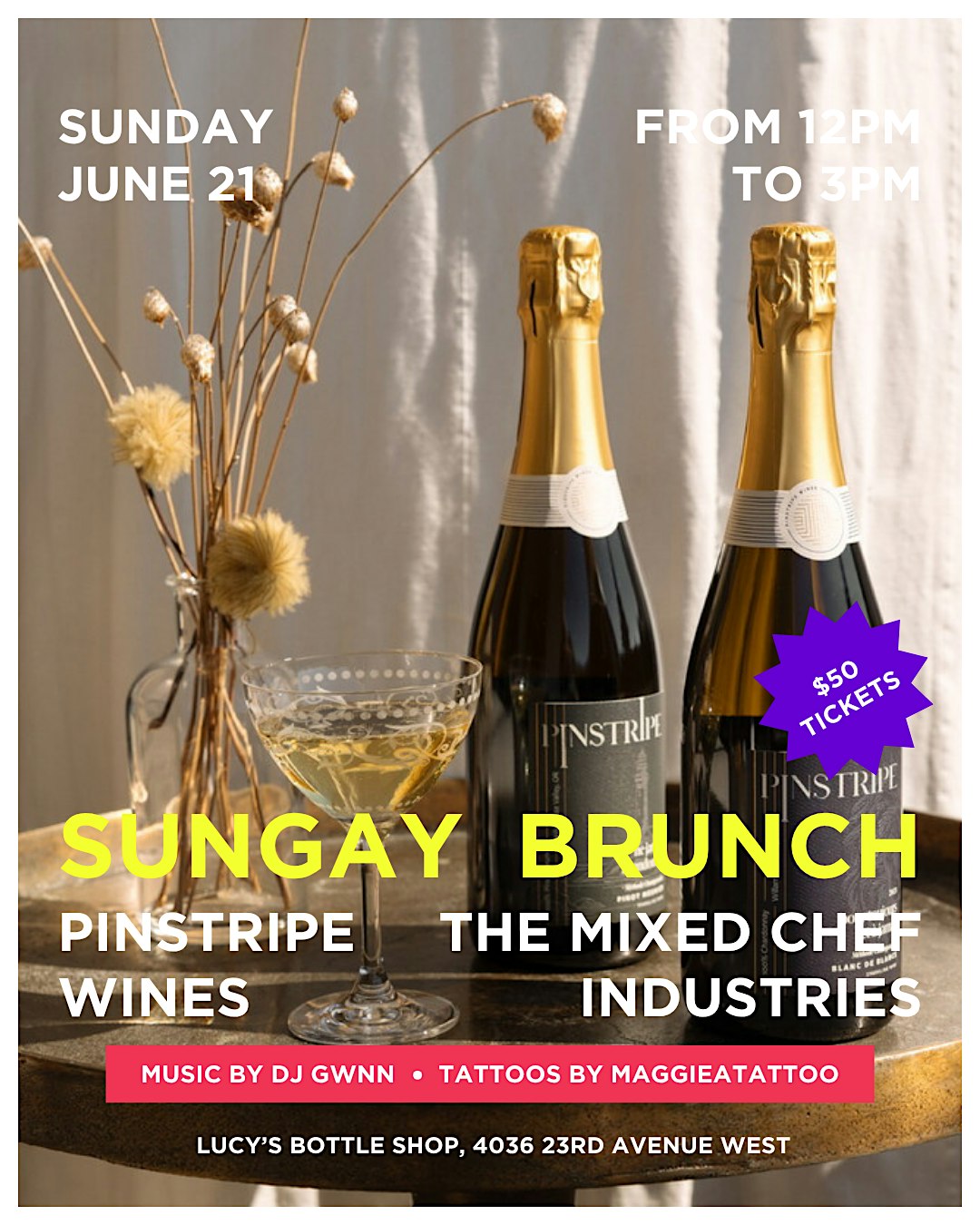 SunGAY Brunch at Lucy’s at Lucy’s Bottle Shop – Seattle, WA