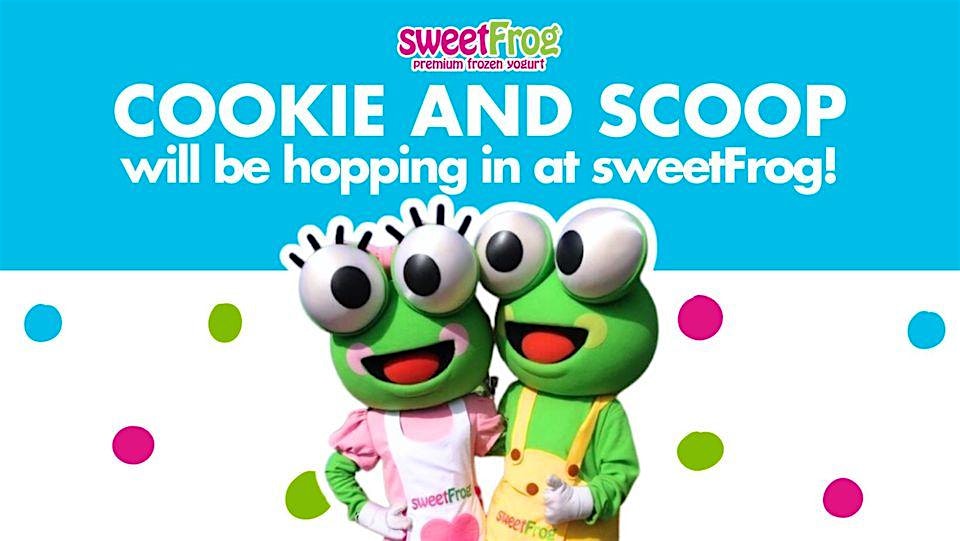 Mascot Visit at sweetFrog Hampton at Sweet frog Premium Frozen Yogurt – Hampton, VA