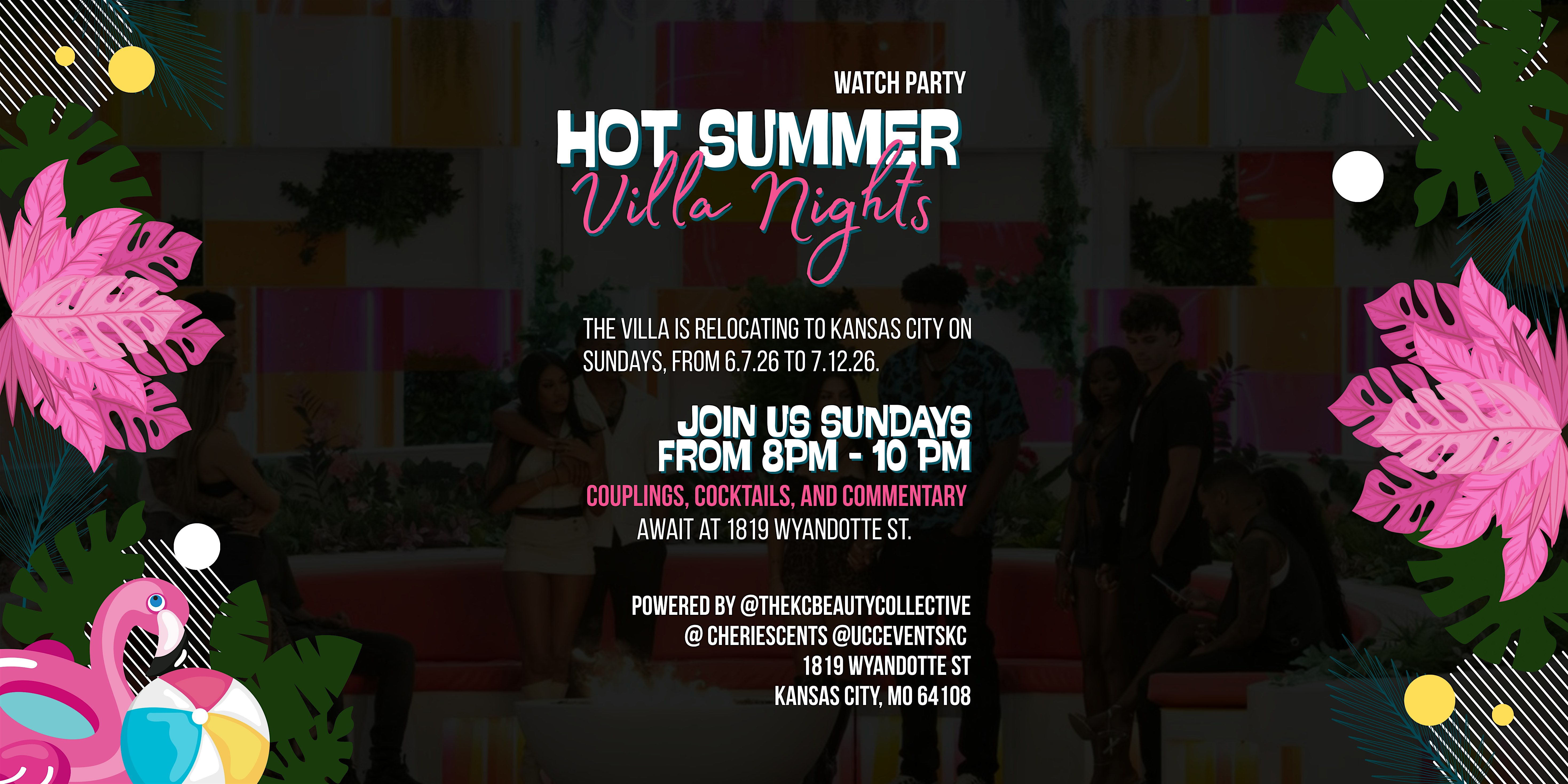 Hot Summer Villa Nights Watch Party at 1819 Wyandotte St – Kansas City, MO