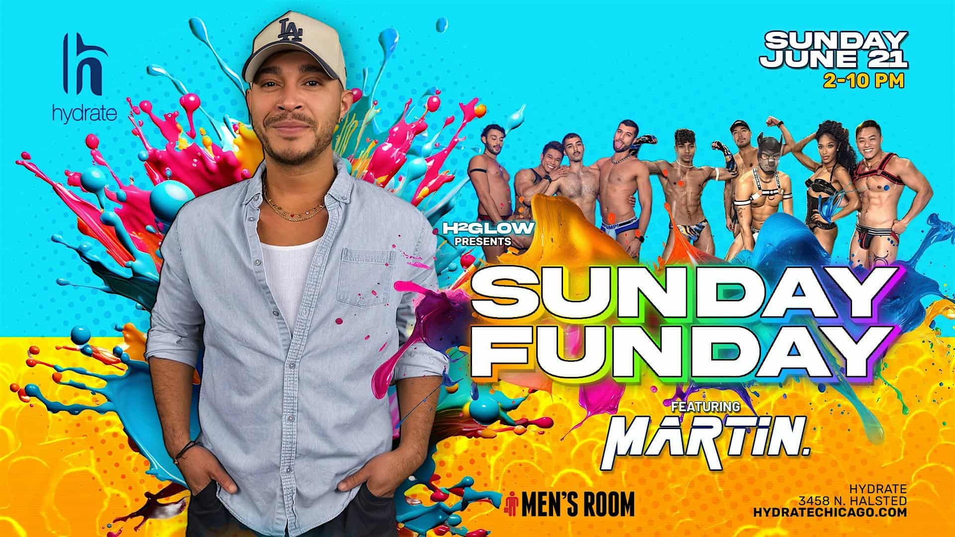 Sunday Funday ft DJ Martin & Gogos | Chicago Pride Fest at Hydrate Nightclub – Chicago, IL