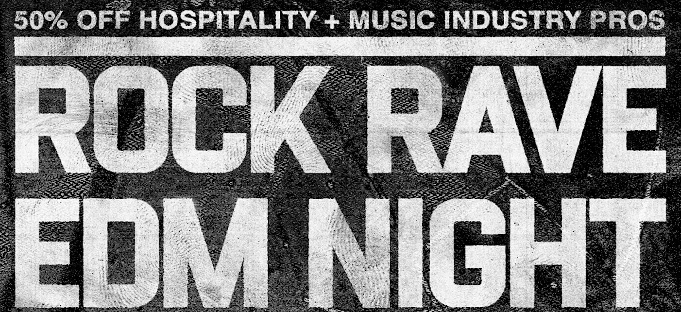 Rock Rave EDM Industry Night Sponsored by Patron at Hit Parader Nashville – Nashville, TN