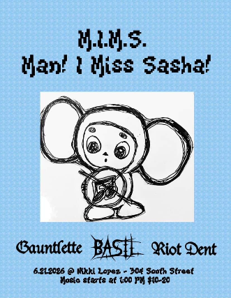 Basil, The Guantlette, Riot Dent at Nikki Lopez Philly – Philadelphia, PA