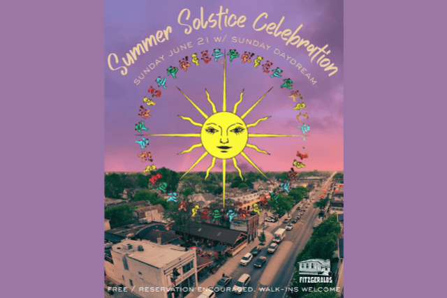 Summer Solstice Celebration w/ Sunday Daydream: A Grateful Dead Tribute at FITZGERALDS PATIO – Berwyn, IL
