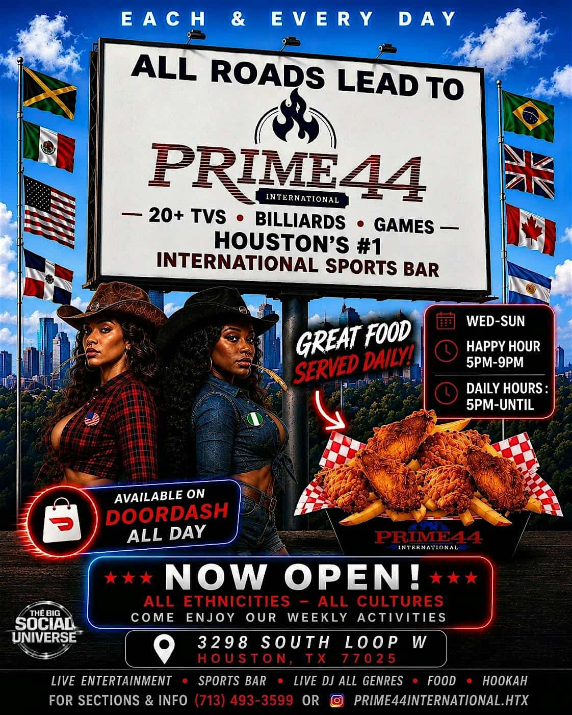 Prime 44 International | Hookah Lounge, Sports Bar, & Dance Club at Prime 44 Bar and grill – Houston, TX