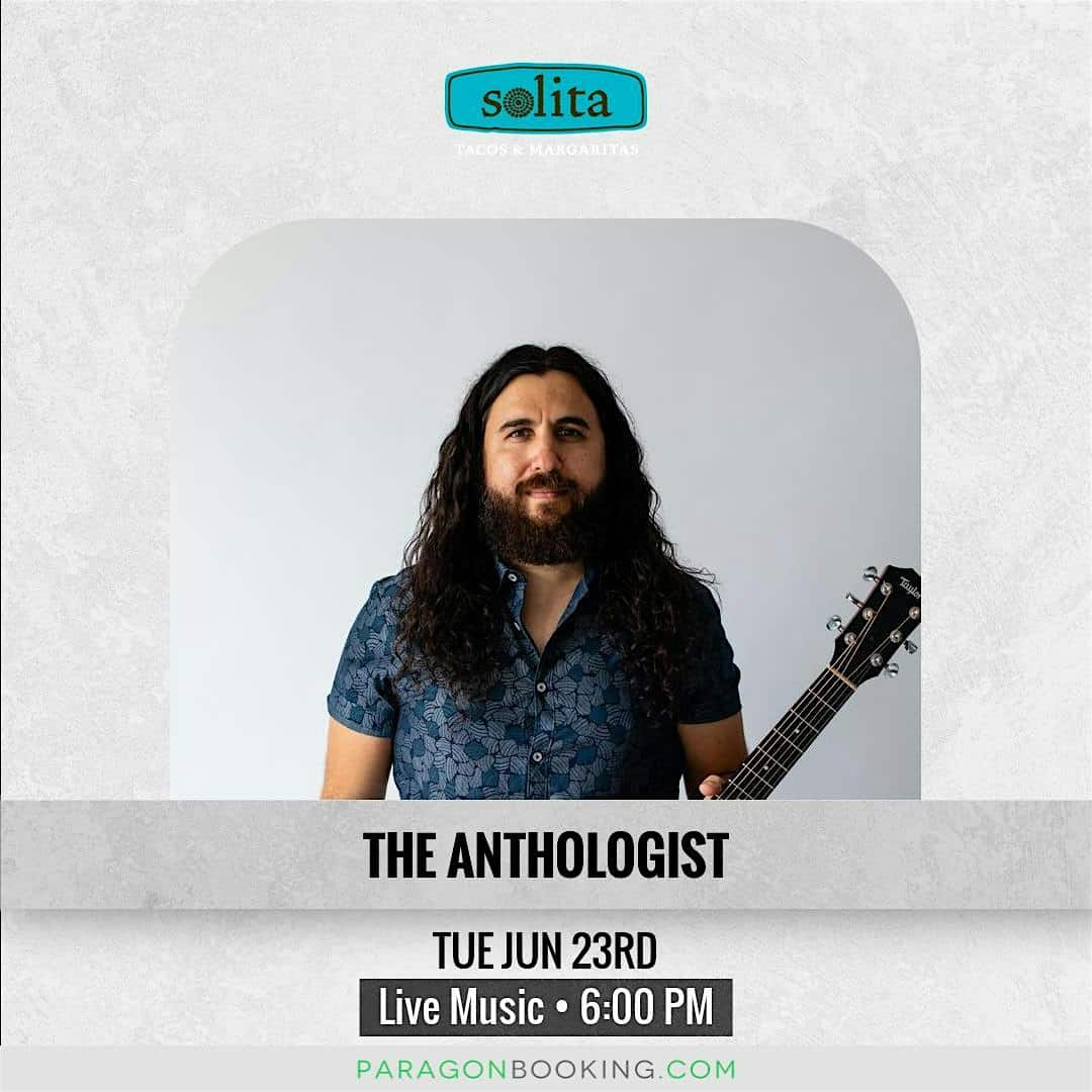 Taco Tuesday Fiesta : Live Music in Orlando Florida featuring The Anthologist at Solita Tacos & Margaritas (Orlando) at Solita Tacos & Margaritas (Orlando) – Orlando, FL