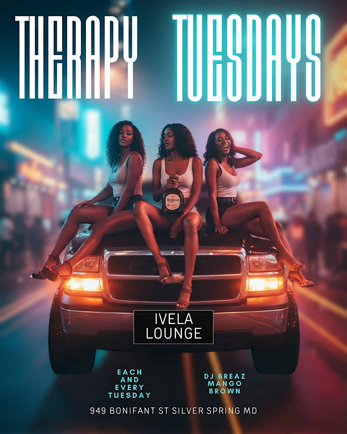 Therapy Tuesdays at Ivela Lounge – Silver Spring, MD