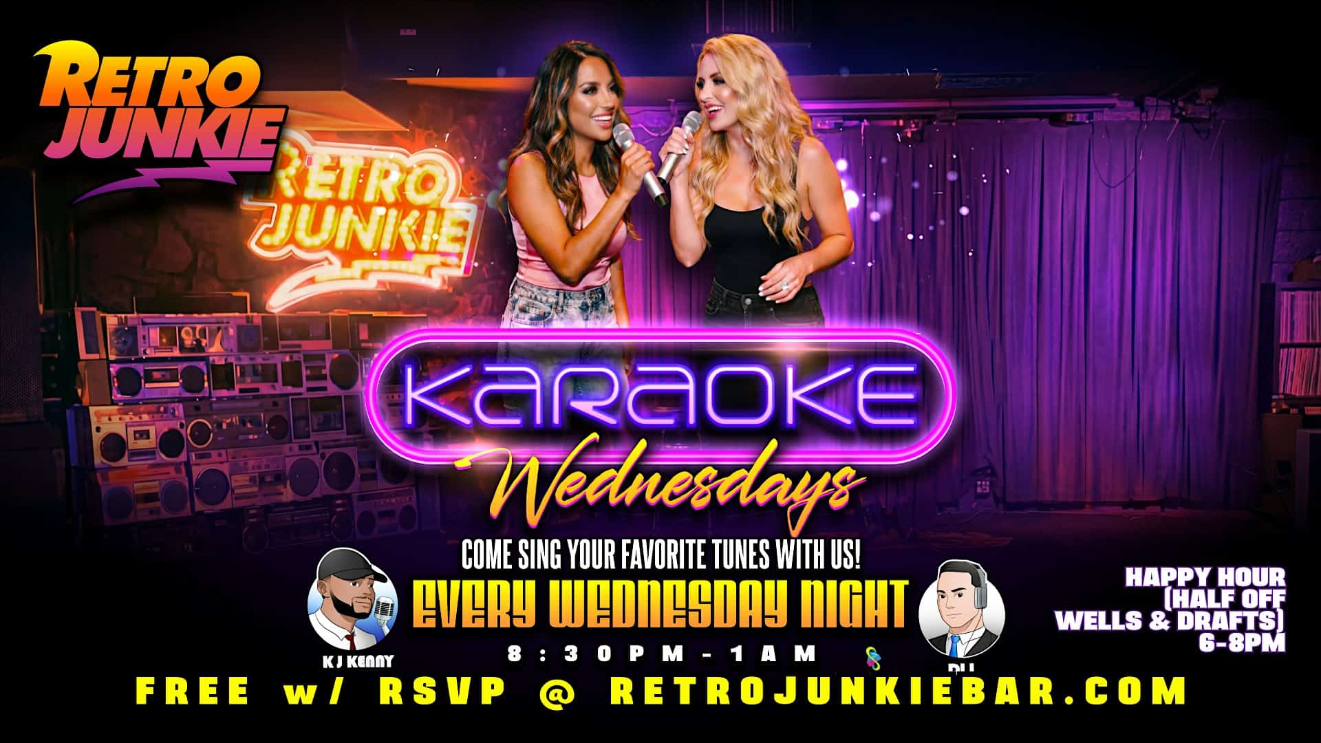 KARAOKE NIGHT! at Retro Junkie – Walnut Creek, CA