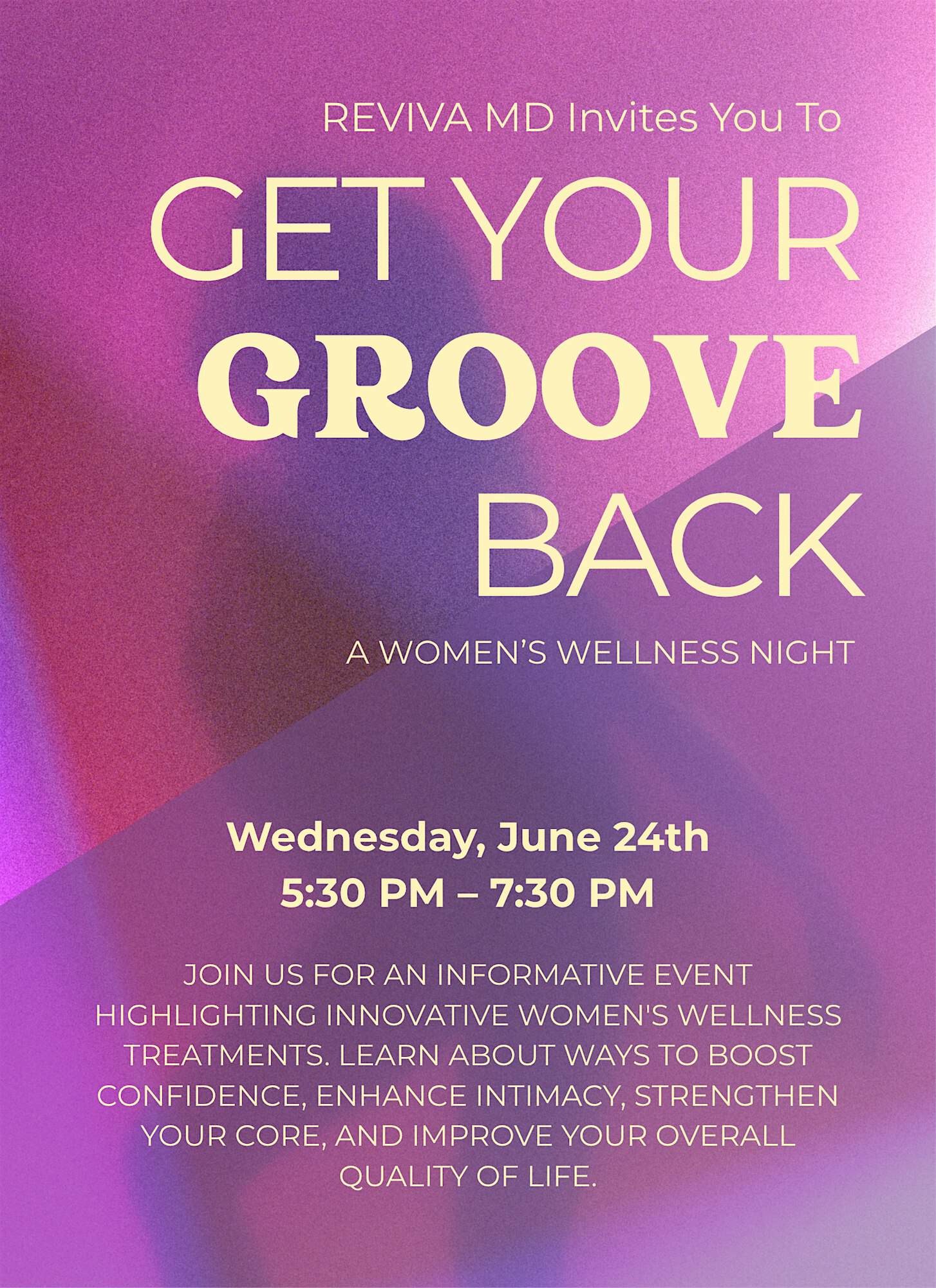 Get Your Groove Back: A Women’s Wellness Night at 5048 Tennyson Pkwy – Plano, TX