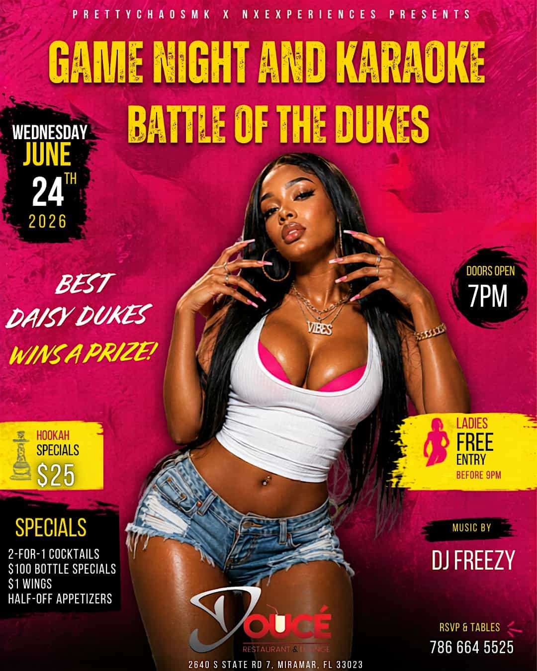 Game Night & Karaoke at Doucé Restaurant & Lounge at Doucè Restaurant and Lounge – Miramar, FL