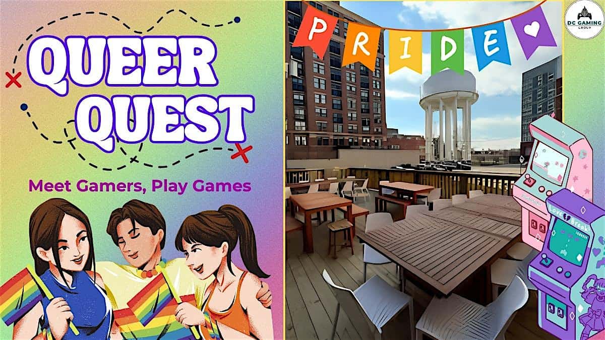 Queer Quest: A Pride Social Arcade at Continues Arcade – Alexandria, VA