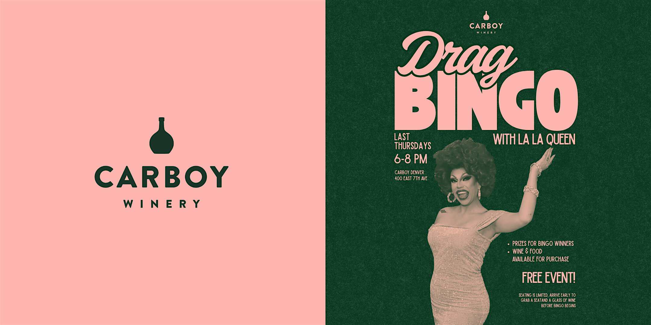 Drag Bingo at Carboy Winery Denver – Denver, CO