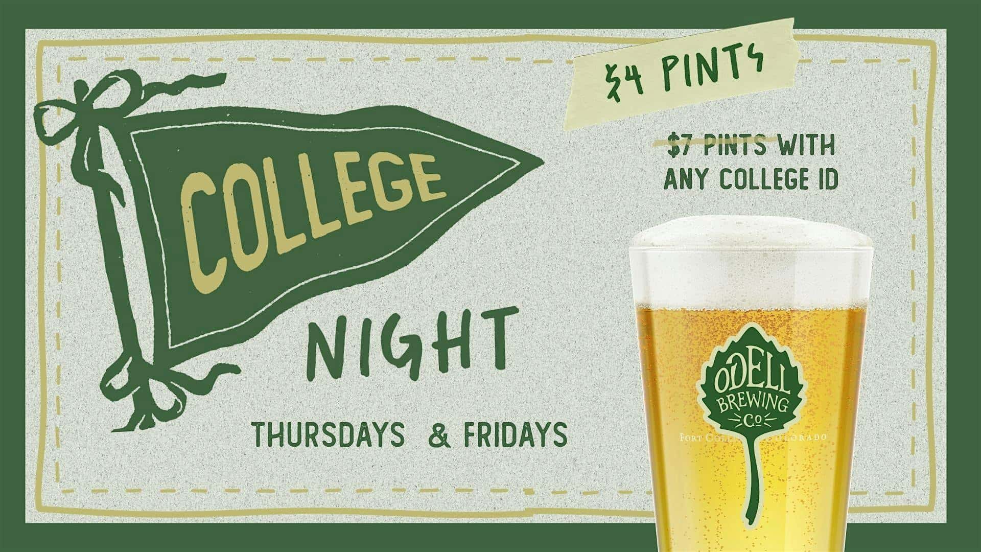 College Night at Odell Brewing Company – Fort Collins, CO