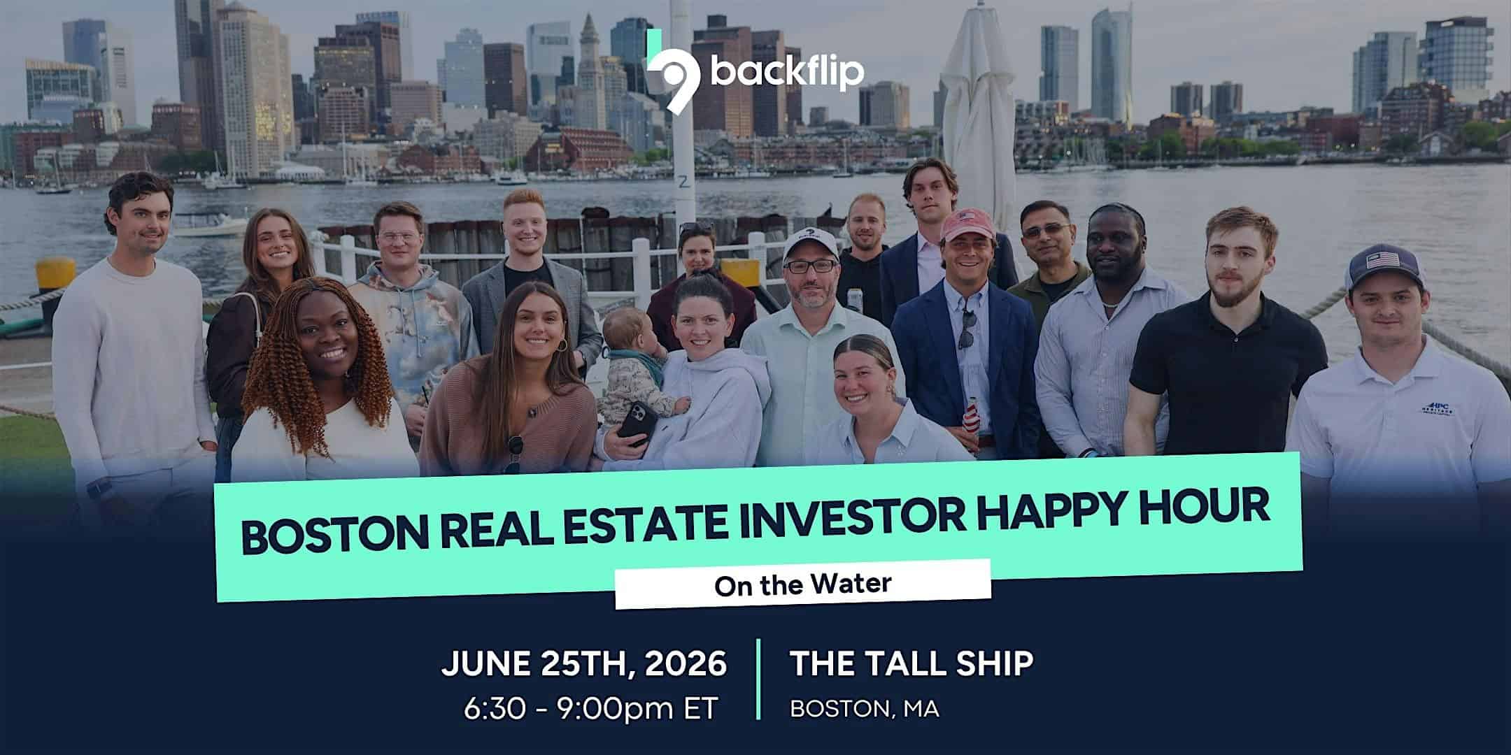 Boston Real Estate Investor Happy Hour: On the Water at The Tall Ship Boston – Boston, MA
