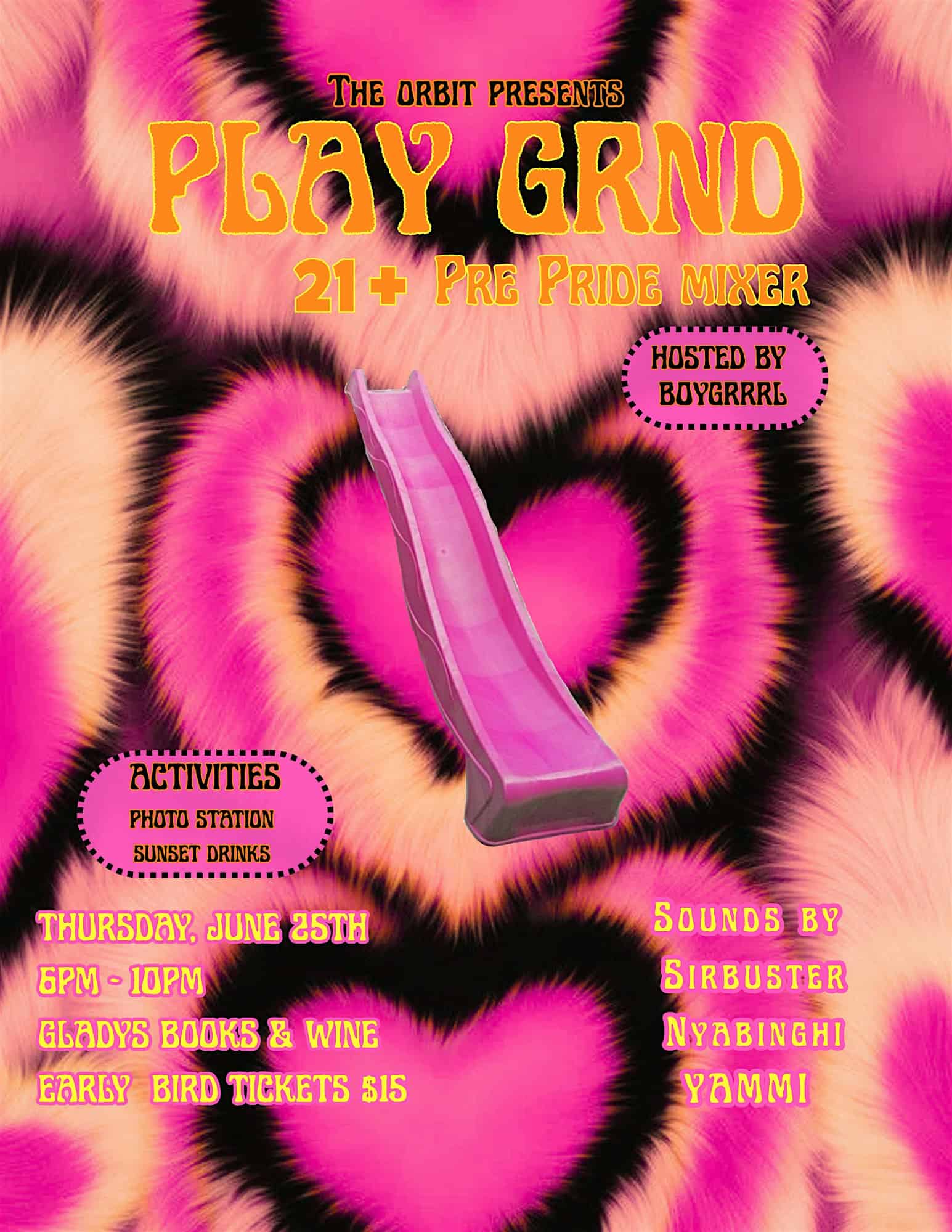 The Playgrnd at Gladys Books & Wine – Brooklyn, NY