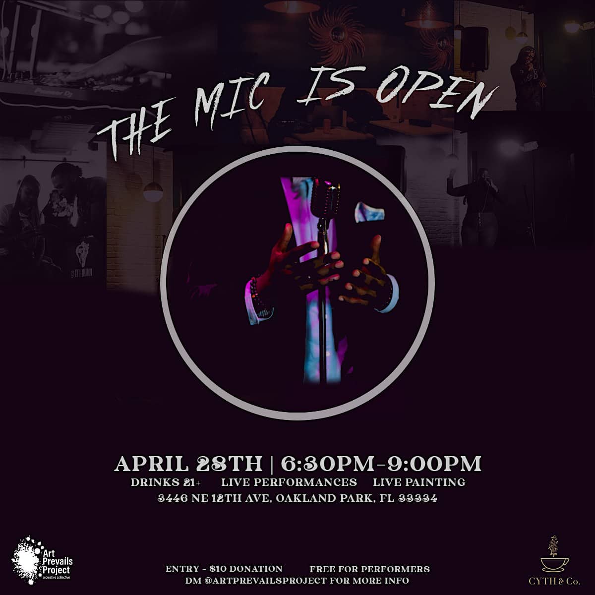 The Mic is Open at Hollywood Art and Culture Center – Hollywood, FL