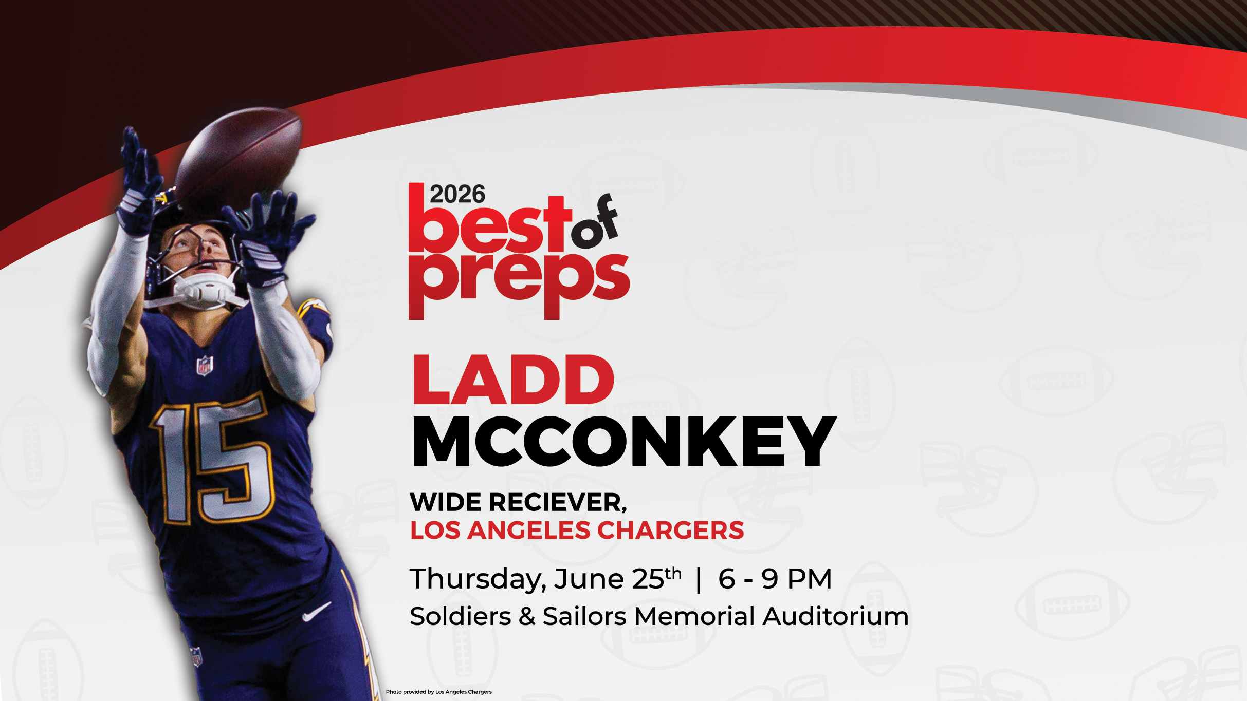The Best of Preps presented by CTFP featuring Ladd McConkey at Soldiers and Sailors Memorial Auditorium – Chattanooga, TN