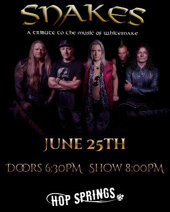 SNAKES “A Tribute to the Music of Whitesnake” at Hop Springs – Murfreesboro, TN