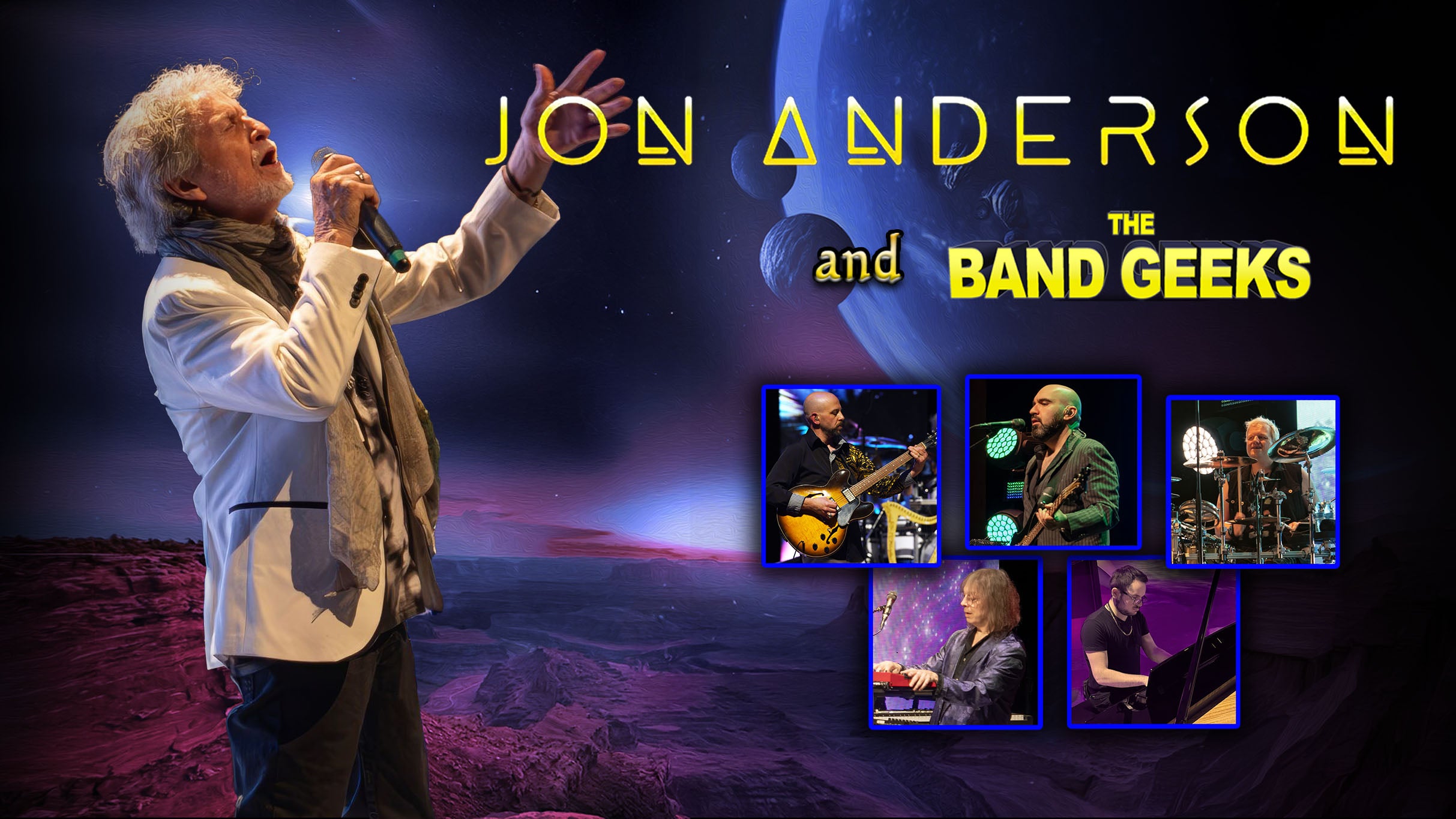 Jon Anderson & The Band Geeks performing Yes Epics, Classics & More at Grove of Anaheim – Anaheim, CA