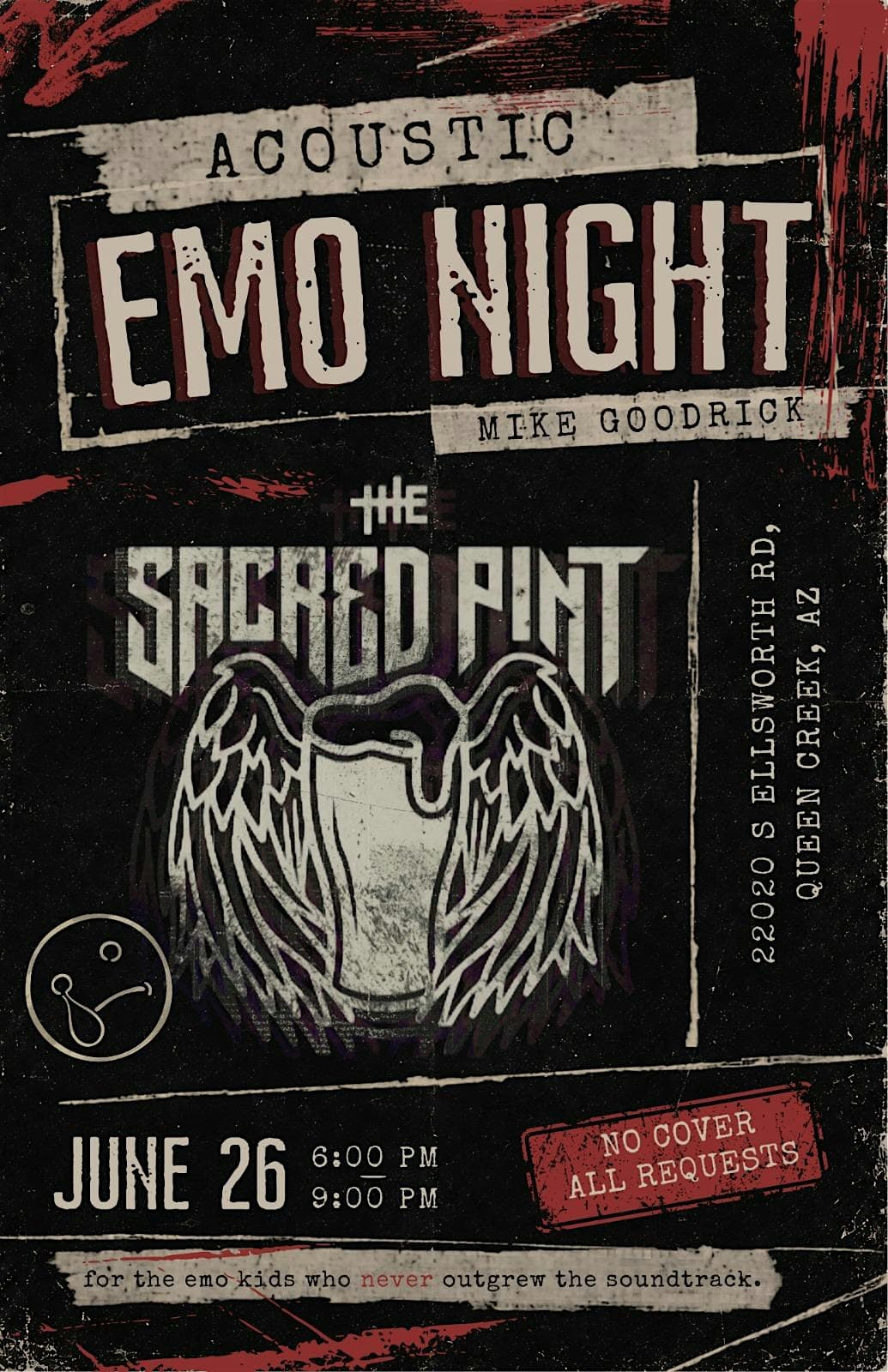 Emo Night Queen Creek AZ | Live Music at The Sacred Pint at The Sacred Pint – Queen Creek, AZ