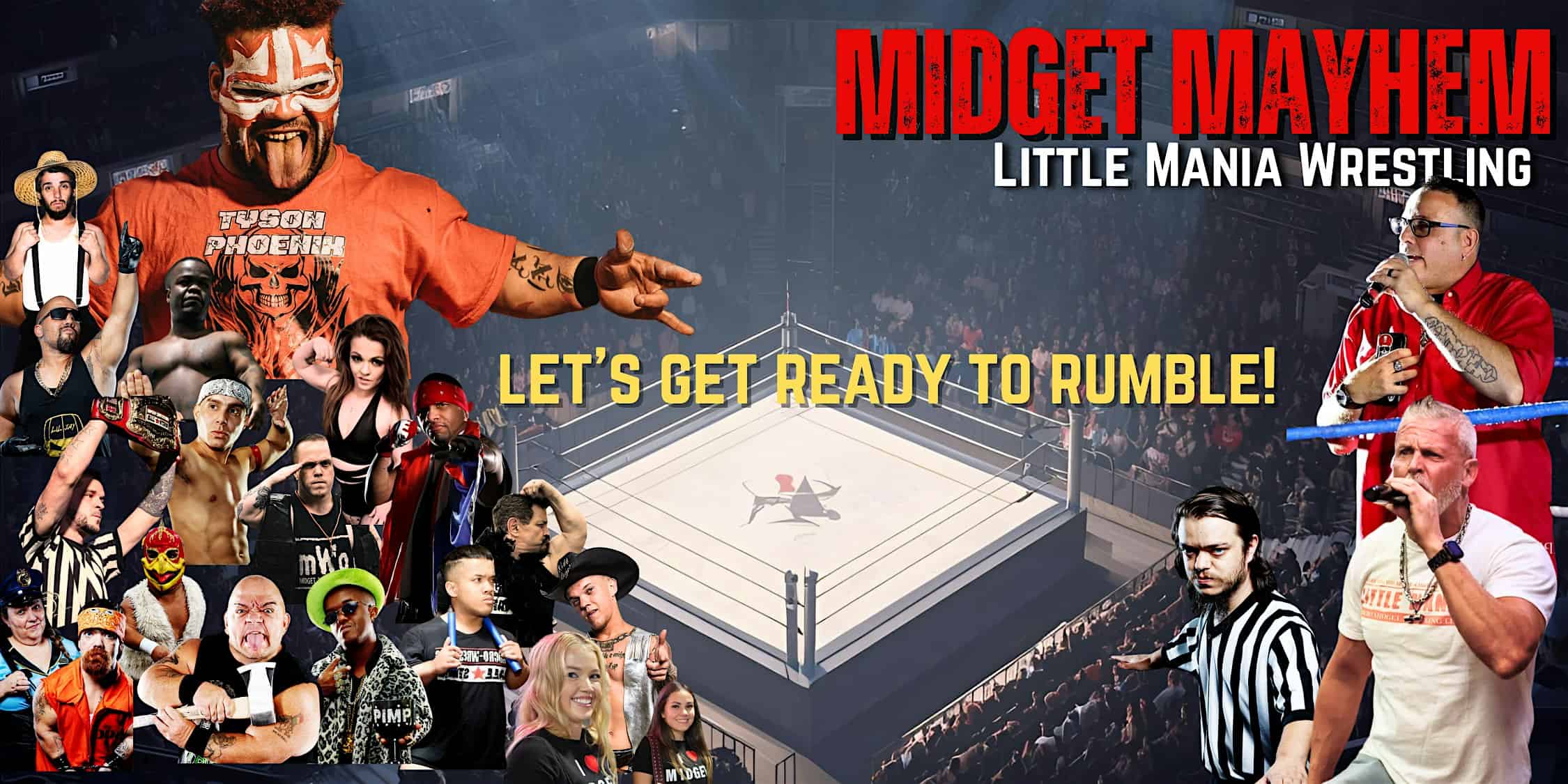 Midget Mayhem / Little Mania” Mini Wrestling! Altoona PA (All-Ages) at Jaffa Shrine – Altoona, PA