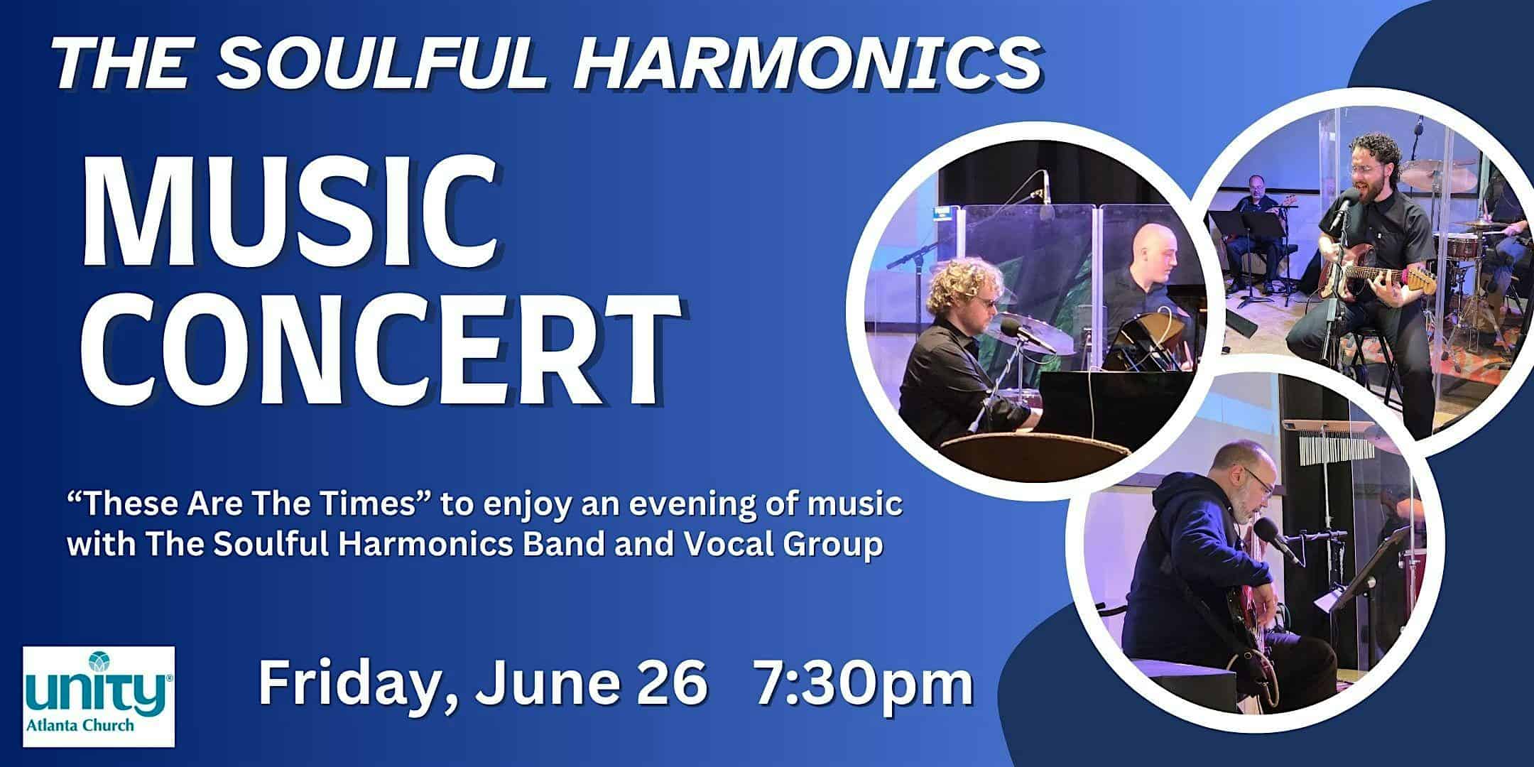 The Soulful Harmonics Music Concert at Unity Atlanta Church – Peachtree Corners, GA