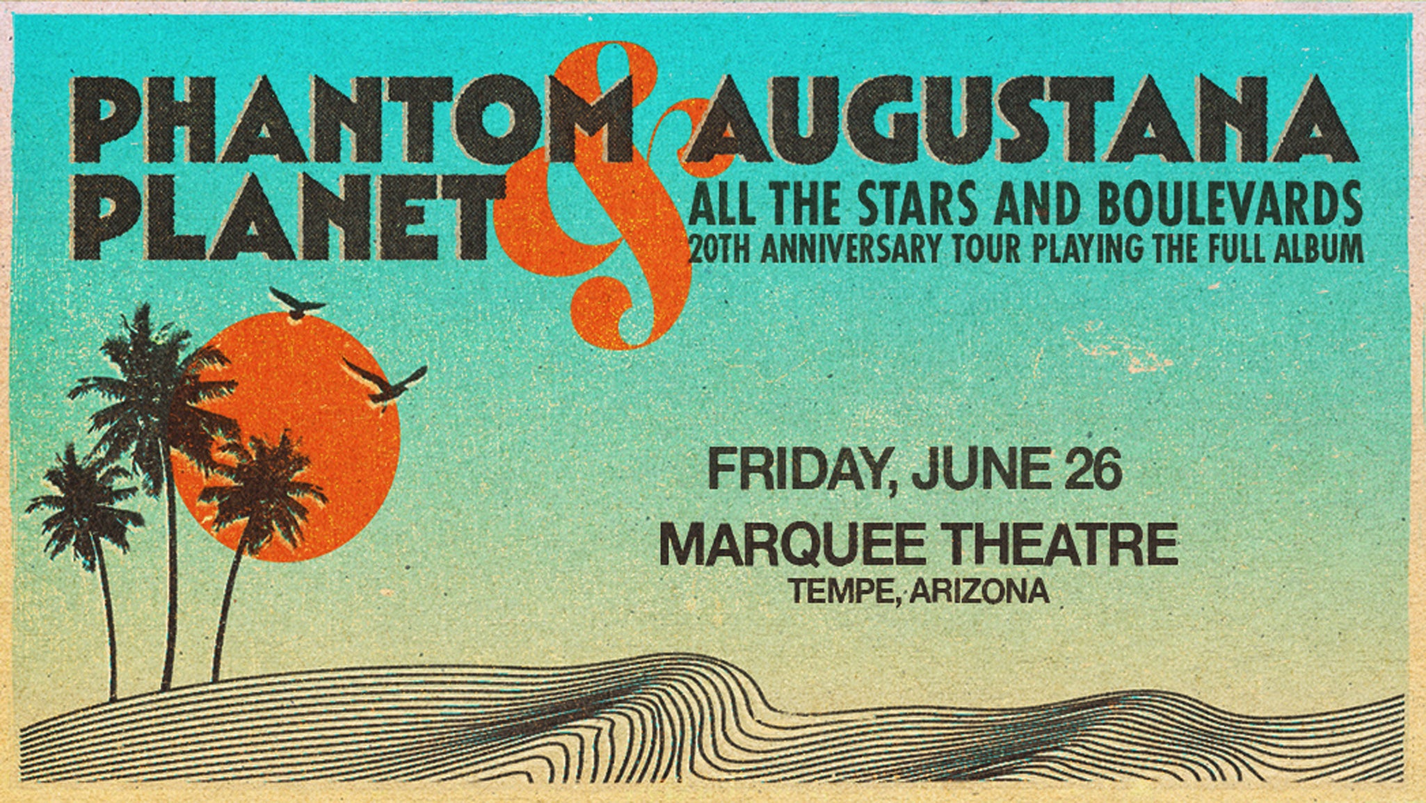 Phantom Planet & Augustana at Marquee Theatre – Tempe, AZ