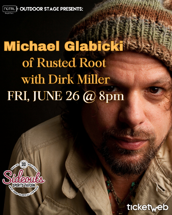 Michael Glabicki of Rusted Root at Sideouts Sports Tavern – Island Lake, IL