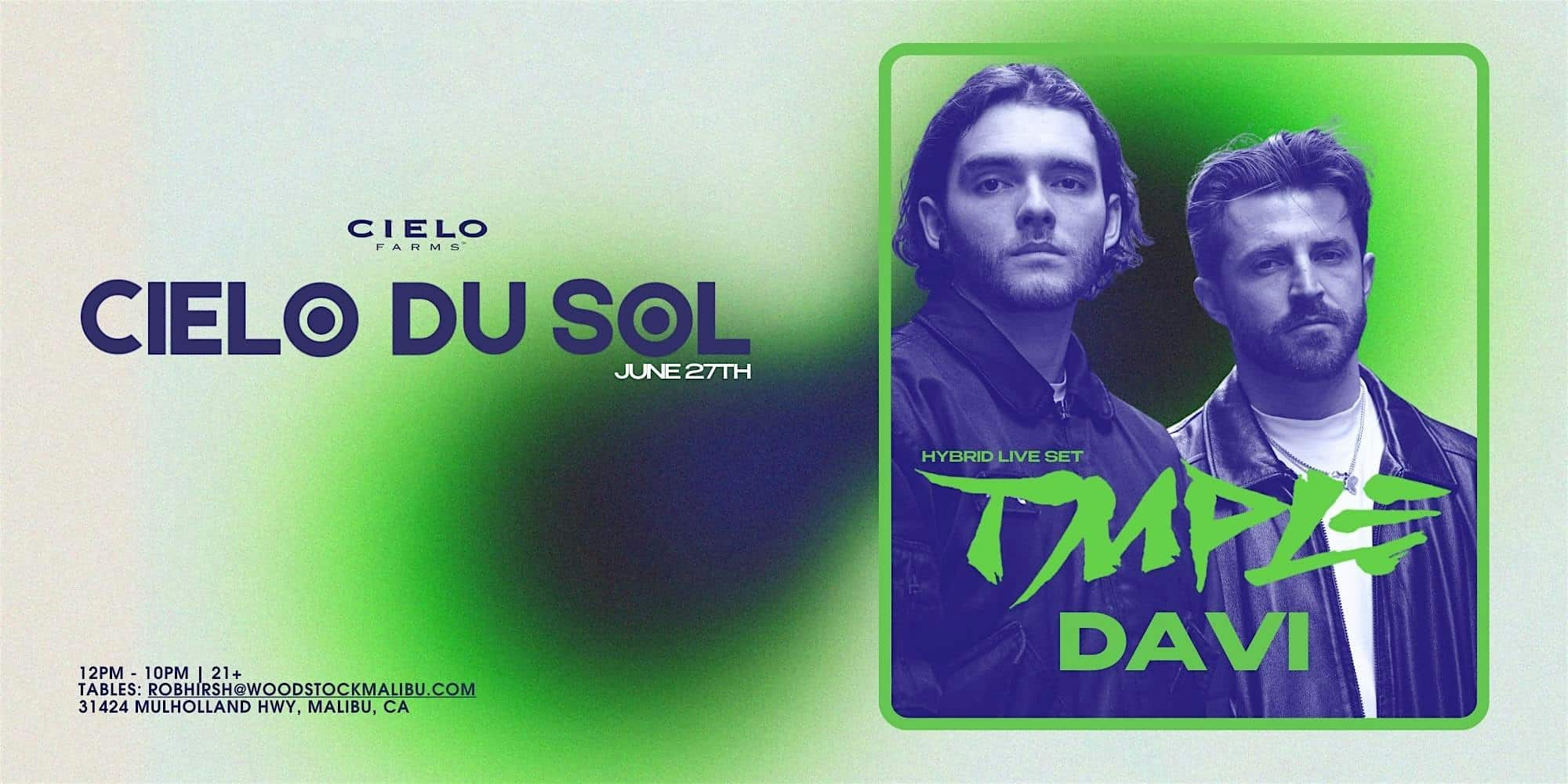 CIELO DU SOL – TMPLE + DAVI at Cielo Farms Winery | Wedding & Event Venue – Malibu, CA