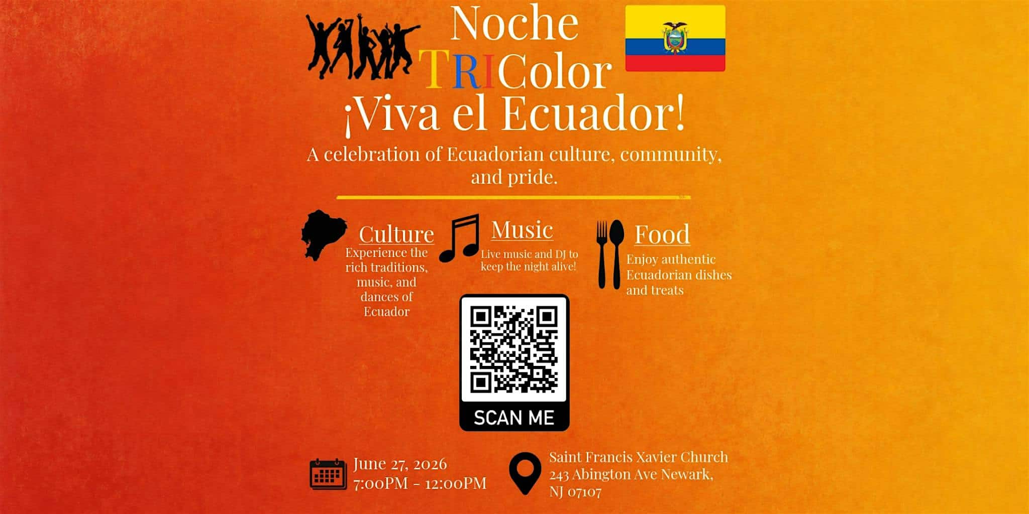 Noche TriColor at 243 Abington Ave – Newark, NJ