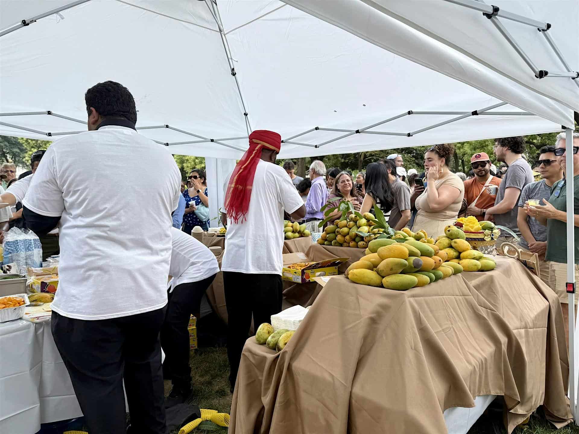 Mango Festival in Dupont Circle Park with the Indian Embassy at Dupont Circle – Washington, DC
