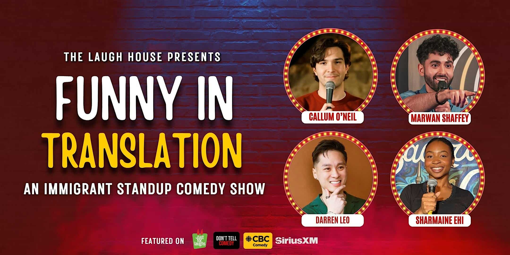 Funny in Translation – An Immigrant Standup Comedy Show at Free Times Cafe – Toronto, ON