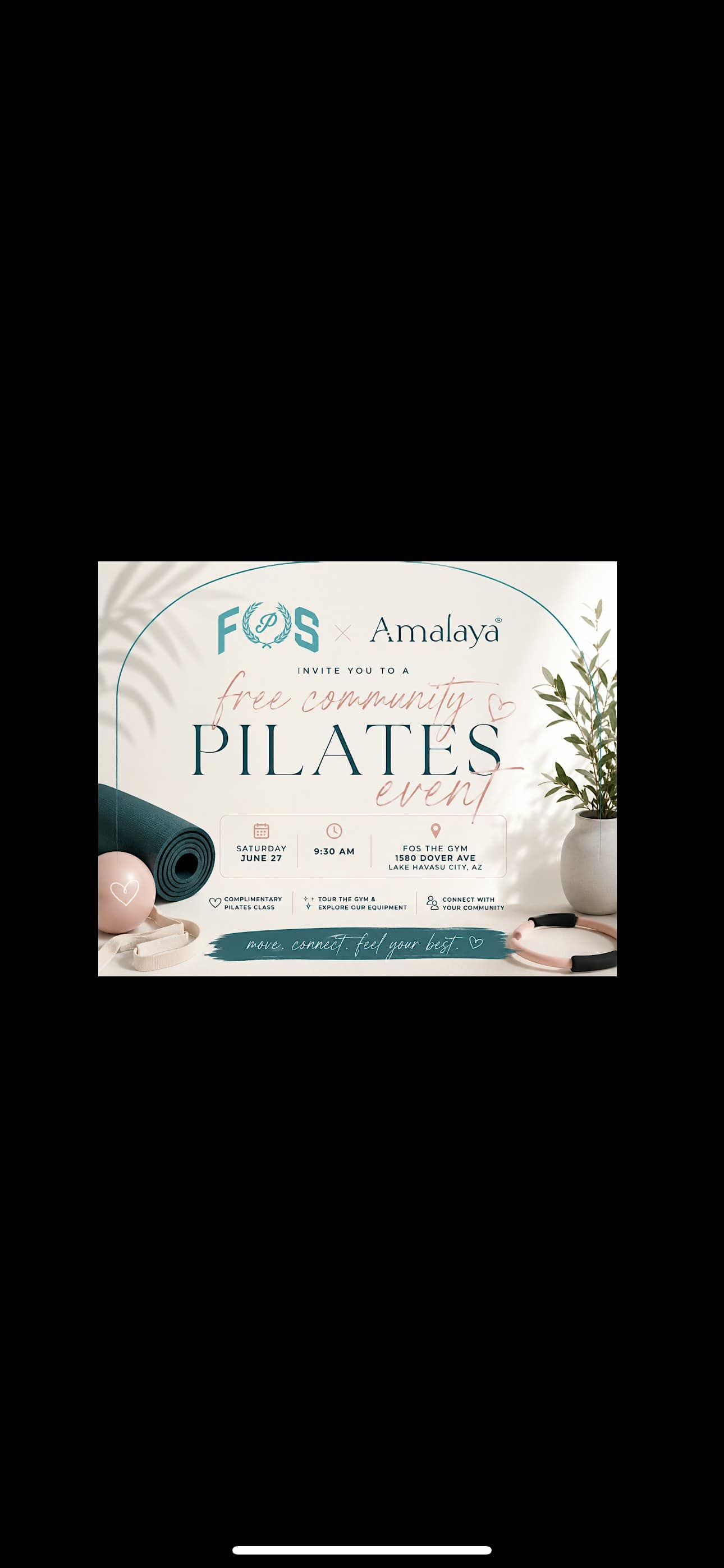 FOS X AMALAYA at Family Office Society Gym – Lake Havasu City, AZ