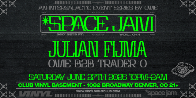 Julian Fijma at The Basement at Club Vinyl – Denver, CO