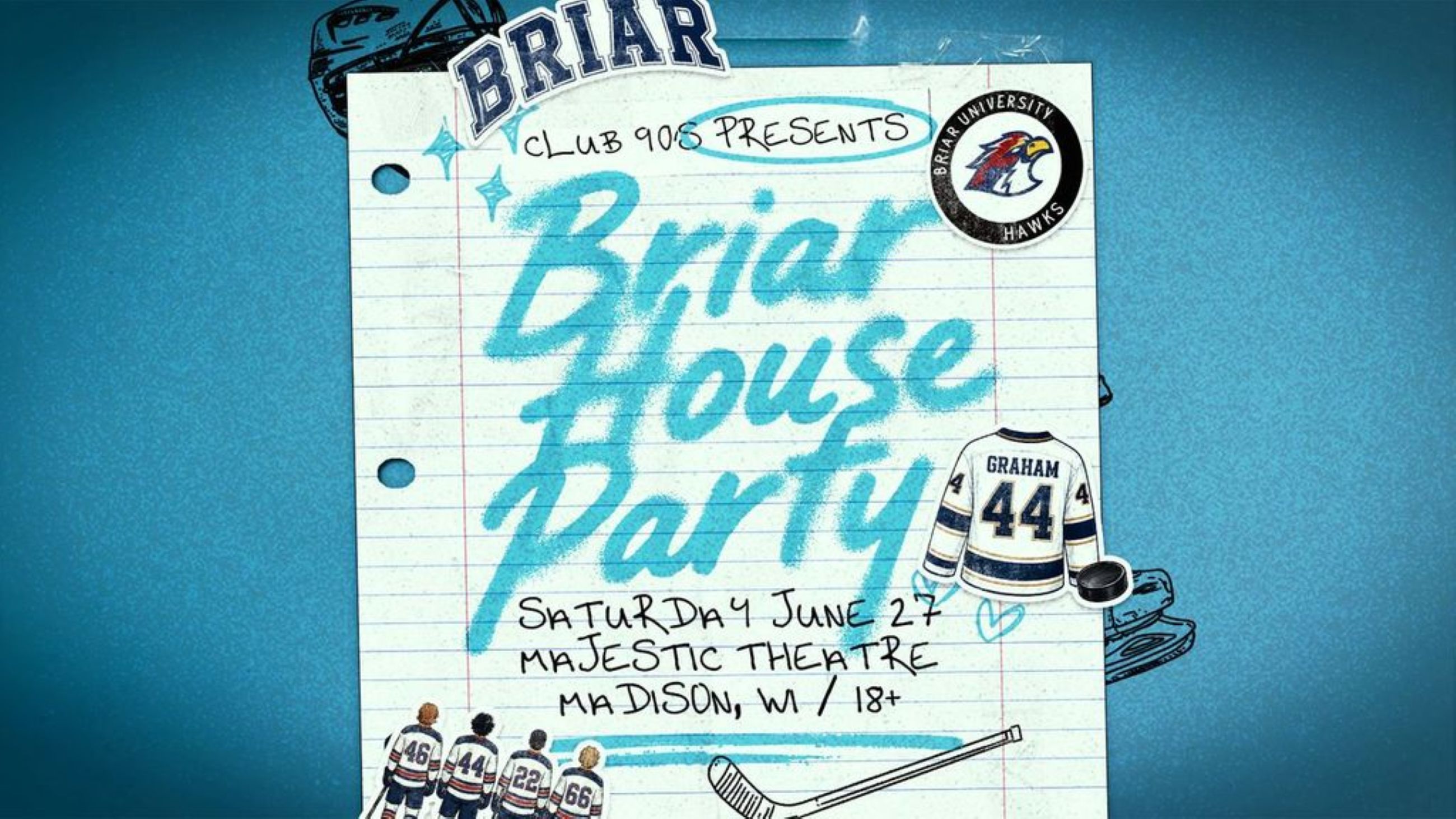 Club 90s Presents Briar House Party (Ages 18+) at Majestic Theatre – Madison, WI